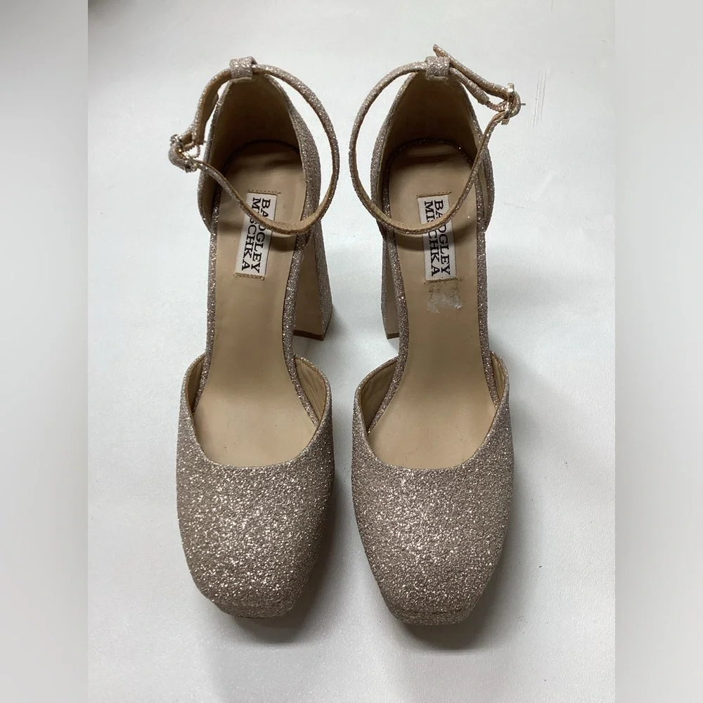 Badgley Mischka Jayda Ankle Strap Platform Pumps - Picture 2 of 15